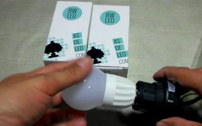 Crea tu propia lámpara LED con botellas de cristal